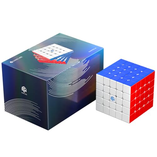 Bukefuno GAN 562 M 5x5 Cube Puzzle Magnetisch Stickerless Gan 562M 5x5x5 Speed Puzzle GAN562 M Standard Speed Cube Frosted Version von Bukefuno