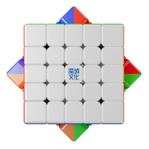 Bukefuno MoYu Aochuang V6 TripleTrack UV 5x5 Magic Cube Magnetic Moyu Aochuang WRM Ball Core V6 Puzzle 3Track UV Magic Cloth 160 Magnets 5x5x5 Stickerless Cube Speed von Bukefuno