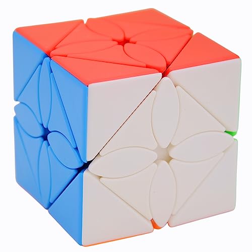 Bukefuno MoYu MeiLong Maple Leaves Speed Magic Zauberwürfel (57mm) Stickerlos MeiLong würfel Puzzle, Speed Cube Spielzeug Toys von Bukefuno