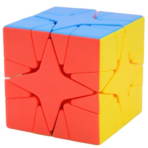 Bukefuno MoYu MeiLong Polaris Speed Zauberwürfel (57mm) Stickerloses Puzzle Magisches MeiLong Polaris Würfeln Klassenzimmer Puzzle Speed Cube Spielzeug von Bukefuno