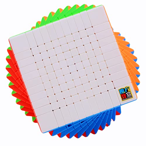 Bukefuno MoYu Meilong 11x11 Zauberwürfel, Stickerlos Magic Cube Moyu MEILONG 11x11x11 Cubing-Klassenzimmer Speed Puzzle Würfel 11x11 Bildungs Spielzeug von Bukefuno