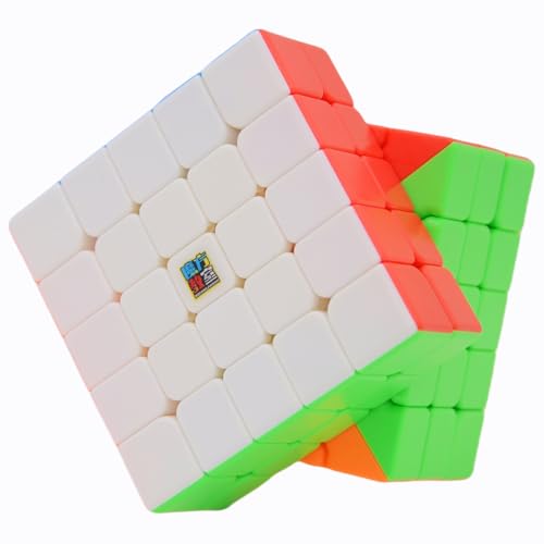 Bukefuno MoYu Meilong 5x5,Zauberwürfel,MFJS 5x5 Magic Moyu Speed Puzzle,Würfel,Stickerlos Meilong 5x5x5 Cube Klassenzimmer Speed,Spielzeug von Bukefuno