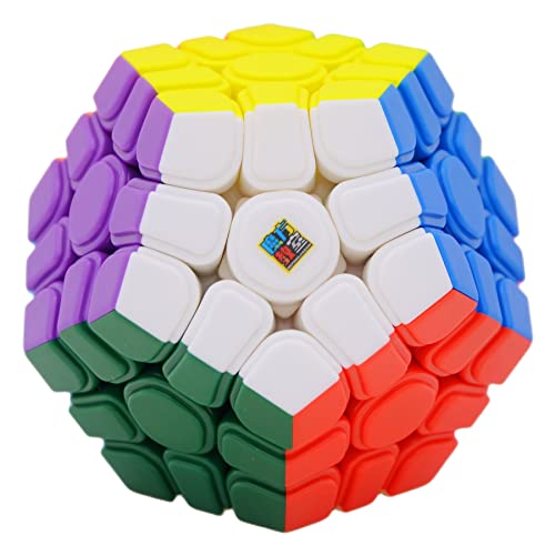 Bukefuno MoYu Meilong M Magnetischer Megaminx 3x3 Magic Zauberwürfel Puzzle MFJS MEILONG Megaminx M Speed Cube Stickerlos Puzzle Würfel von Bukefuno