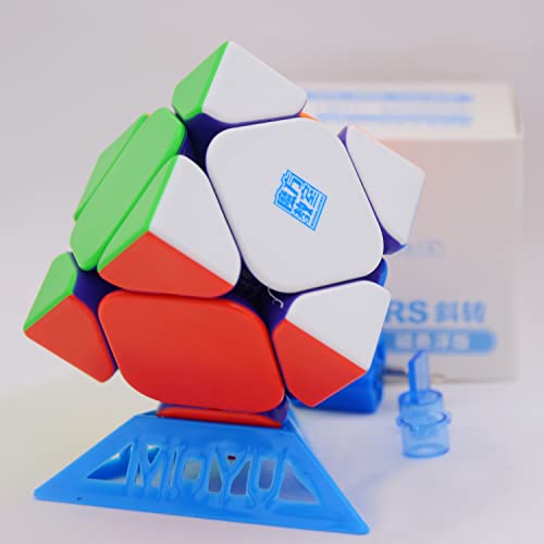 Bukefuno MoYu RS Skewb Maglev Cube Speed Puzzle MFJS moyu Maglev Magnetic Skewb M Stickerless 2022 Cube von Bukefuno