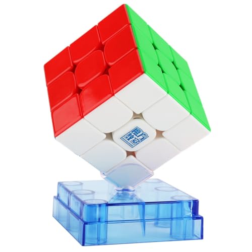 Bukefuno MoYu RS3M UV-beschichteter magnetischer Zauberwürfel 3x3 2023 Speed Magic Cube Moyu Upgrade RS3M UV 3x3x3 2023 Stickerlos MFJS Puzzle Speed Würfel RS3M Glatter UV von Bukefuno