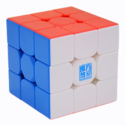 Bukefuno MoYu Super RS3M 2022 3x3 Magnetischer Speed Zauberwürfel MoYu Super RS3M Magnetic 3x3x3 2022 Magic Cube Stickerloser MFJS Puzzle Speed Würfel RS3M von Bukefuno