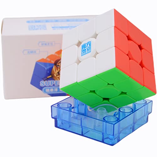 Bukefuno MoYu Super RS3M 2022 Maglev Ball Core 3x3 Version Magnetic Speed Cube Stickerless MFJS Magic Puzzle 3x3x3 Cube Moyu 2022 Super RS3M Maglev (Ball-Core Version) Cubes von Bukefuno