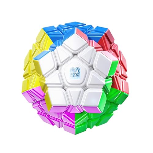 Bukefuno Moyu Meilong Megaminx M V2 3x3 Magic Cube MFJS Puzzle Magnetic MEILONG Megaminx Magnetic V2 2024 Speed Cube Stickerless Puzzle Cubes von Bukefuno