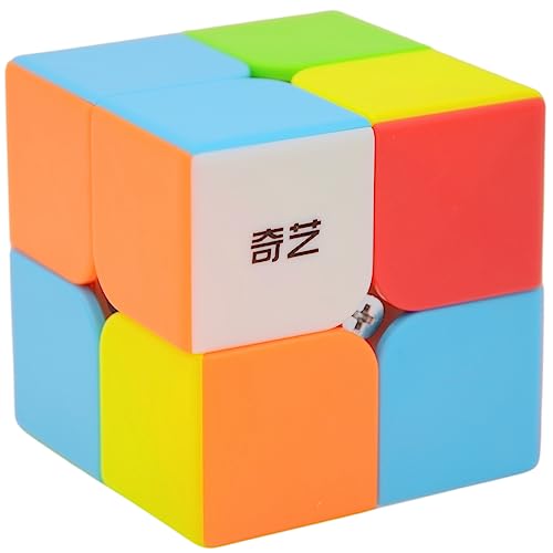 Bukefuno QY 2x2 Zauberwürfel Magic Puzzle 2x2x2 Würfel Stickerlos QY 2x2 Speed Cube Spielzeug von Bukefuno