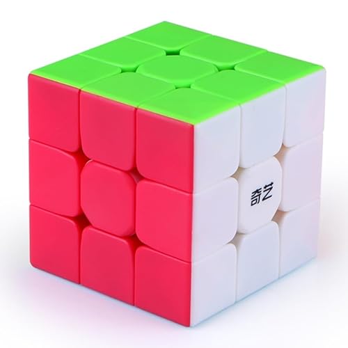 Bukefuno QY 3x3 Zauberwürfel Stickerlos Speed Magic Cube Puzzle QY 3x3x3 Puzzle Speed Würfel von Bukefuno