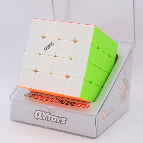 Bukefuno QY MS Series 4x4 Pro Magnetic Speed Puzzle Stickerless Cube QY MS 4x4x4 M Mofangge Speed Cube 2020 Version von Bukefuno