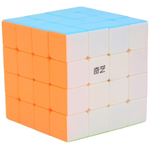 Bukefuno QY Toys 4x4 Zauberwürfel Puzzle Speed Magic Cube Stickerlos QY 4x4x4 Magischer Würfel Spielzeug von Bukefuno