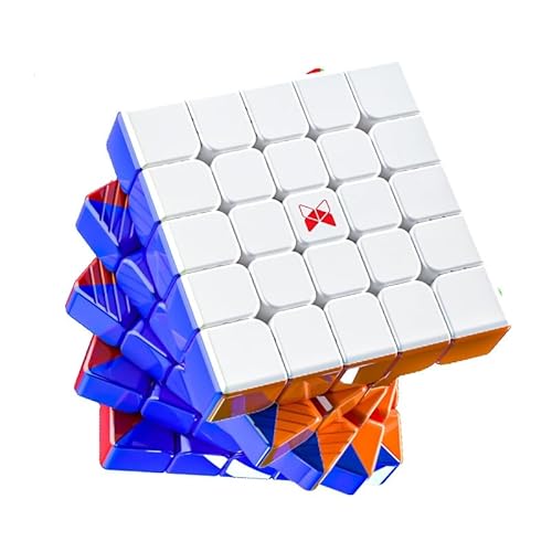 Bukefuno QY Toys Hong M Ball Core UV 5x5 Speed Cube X Man Hong 5x5 Magnetisch 2024 Speed Cube Stickerless 5x5x5 Flaggschiff (Kugelkern UV-beschichtet) von Bukefuno