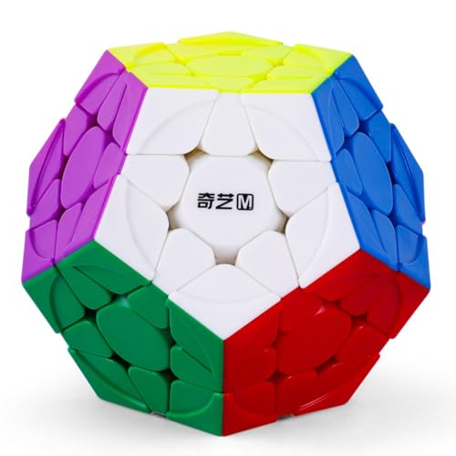 Bukefuno QY Toys Megaminx QiHeng S2 3x3 Cube Stickerless Magic Dodekaeder QiHeng V2 3x3x3 Pentagonal 2024 Puzzle Cube Speed von Bukefuno