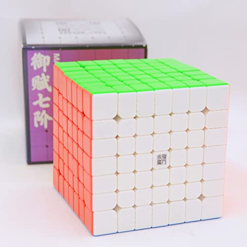 Bukefuno Yongjun Yufu V2 M 7X7 Magnetisches Speed Puzzle Stickerless Cube YJ Yufu 2M 7X7X7 Magic Cube Magnetic von Bukefuno