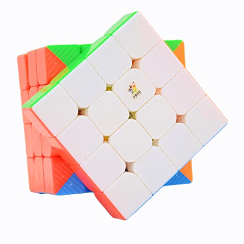 Bukefuno Yuxin Little Magic 4x4 Magnetischer Magic Speed Cube YuXin Little Magic M 4x4x4 Puzzle Cubes Stickerless Magic Cube von Bukefuno