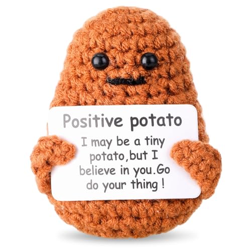 Bukezudang Powmag Positive Potato Pocket Hug,Powmag Positive Potato Pocket Hug, Positive Potato Pocket Hug Geschenk, Beste Kreative Geschenke Männlich-Braun von Bukezudang