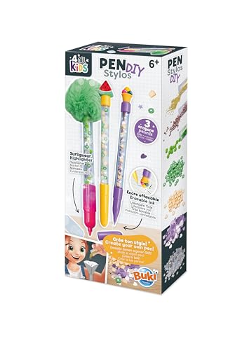 Buki FK010 - DIY-Stift – Lebensmittel | Personalisierbarer Bleistift für Kinder | Kreatives Geschenk ab 6 Jahren von Buki