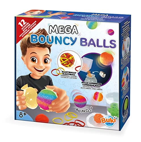 Buki France 2164 Balls Mega-Springbälle, Mehrfarbig von Buki