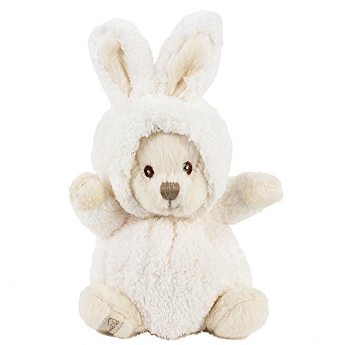 Bukowski Kuscheltier Hase Teddybär Ziggy weiß 15cm, Plüschteddybär Plüschhase von Bukowski