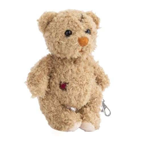 Bukowski Schlüsselanhänger Teddybär Nobody`s Perfect 10 cm braun Plüschteddybär Plüschanhänger Bukowski Schlüsselanhänger Teddybär Nobody`s Perfect 10 cm braun Plüschteddybär Plüschanhänger von Bukowski
