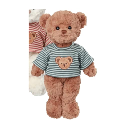 Bukowski Teddybär Joly braun/blau mit T-Shirt 35 cm Plüschteddybär von Bukowski