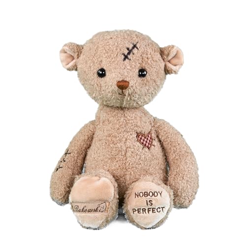 Bukowski Teddybär Lovely Nobody's Perfect 25 cm braun Plüschteddybär von Bukowski