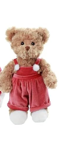 Bukowski Teddybär Prince Filip mit Samthose 35 cm braun/rot Plüschteddybär Bukowski Teddybär Prince Filip mit Samthose 35 cm braun/rot Plüschteddybär von Bukowski