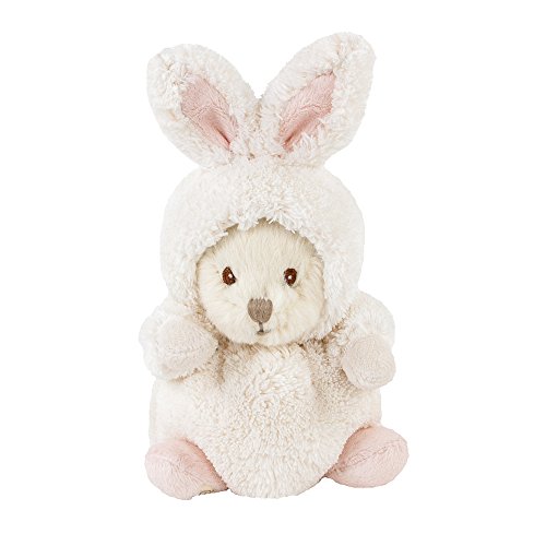 Bukowski Teddybär Ziggy mit Hasenkostüm weiß/pink 15 cm Plüschteddybär von Bukowski