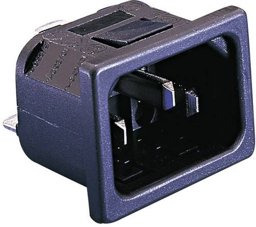 Bulgin PX0575/10/63 Kaltgeräte-Steckverbinder PX Stecker, Einbau vertikal Gesamtpolzahl: 2 + PE 10A von Bulgin