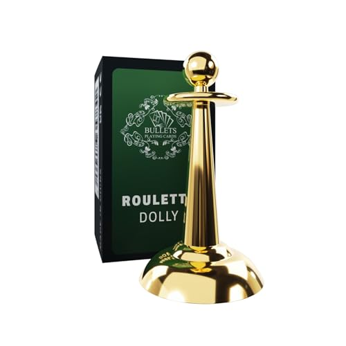 Bullets Playing Cards - Premium Roulette Dolly aus Metall - Elegantes Markierungswerkzeug für Ihr Casino - Casinoausrüstung - Spieltischzubehör von Bullets Playing Cards