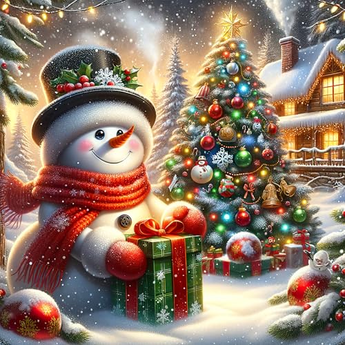 Bullglesup Puzzles für Erwachsene, 1024 Teile, Schneemann-Puzzle mit Poster-Buchstaben auf der Rückseite, einzigartige Teile, passen gut, staubfrei, 49,8 x 49,8 cm Bullglesup Puzzles für Erwachsene, 1024 Teile, Schneemann-Puzzle mit Poster-Buchstaben auf der Rückseite, einzigartige Teile, passen gut, staubfrei, 49,8 x 49,8 cm von Bullglesup