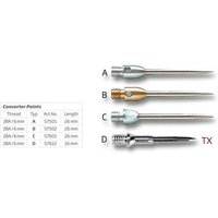 BULL'S 57501 Stahlspitzen Aluminium 2BA BULL'S 57501 Stahlspitzen Aluminium 2BA von Bulls