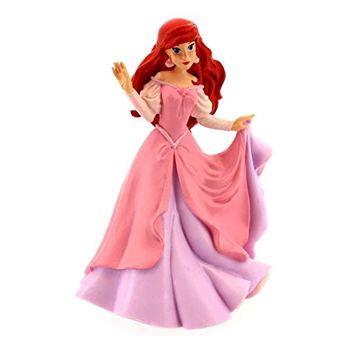 Bullyland 12312 - Spielfigur Arielle im rosa Kleid aus Walt Disney Arielle, die Meerjungfrau, ca. 10 cm, detailgetreu, ideal als kleines Geschenk für Kinder ab 3 Jahren von Bullyland