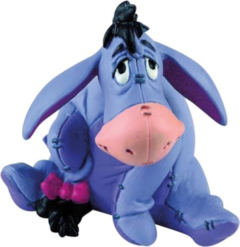 Bullyland 12343 - Spielfigur Esel I-Aah aus Walt Disney Winnie Puuh, ca. 6 cm, detailgetreu, ideal als kleines Geschenk für Kinder ab 3 Jahren von Bullyland