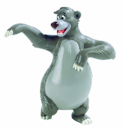 Bullyland 12381 - Spielfigur Balu aus Walt Disney Das Dschungelbuch, ca. 7,4 cm, detailgetreu, ideal als kleines Geschenk für Kinder ab 3 Jahren von Bullyland