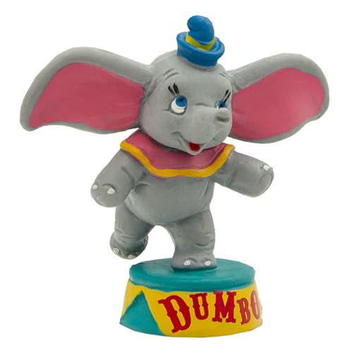 Bullyland 12436 - Spielfigur Walt Disney Dumbo, ca. 7,1 cm, detailgetreu, ideal als kleines Geschenk für Kinder ab 3 Jahren von Bullyland