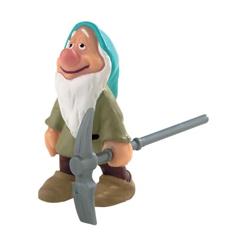 Bullyland 12477 - Spielfigur Zwerg Schlafmütze aus Walt Disney Schneewittchen, ca. 5,1 cm, detailgetreu, ideal als kleines Geschenk für Kinder ab 3 Jahren von Bullyland