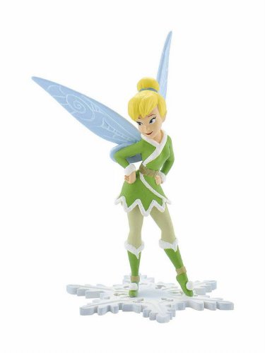 Bullyland 12840 - Spielfigur Tinkerbell Winterfee aus Walt Disney Peter Pan, ca. 10,4 cm, detailgetreu, ideal als kleines Geschenk für Kinder ab 3 Jahren von Bullyland