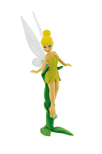 Bullyland 12848 - Spielfigur Tinkerbell aus Walt Disney Peter Pan, ca. 12 cm, detailgetreu, ideal als kleines Geschenk für Kinder ab 3 Jahren von Bullyland