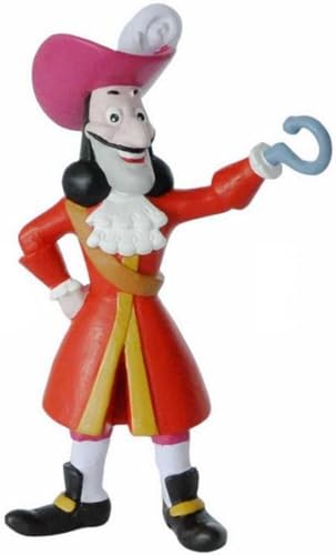 Bullyland 12890 - Spielfigur, Walt Disney Jake und die Nimmerland Piraten, Captain Hook, ca. 9,5 cm von Bullyland