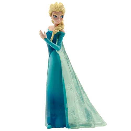 Bullyland 12961 - Spielfigur Elsa von Arendelle aus Walt Disney Die Eiskönigin, ca. 10,1 cm, detailgetreu, ideal als kleines Geschenk für Kinder ab 3 Jahren von Bullyland