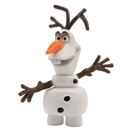 Bullyland 12963 - Spielfigur Schneemann Olaf aus Walt Disney Die Eiskönigin, ca. 6,4 cm, detailgetreu, ideal als kleines Geschenk für Kinder ab 3 Jahren von Bullyland