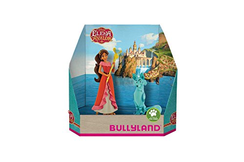 Bullyland 13244 - Spielfigurenset, Walt Disney Elena von Avalor - Elena und Zuzo, liebevoll handbemalte Figuren, PVC-frei, tolles Geschenk für Jungen und Mädchen zum fantasievollen Spielen von Bullyland