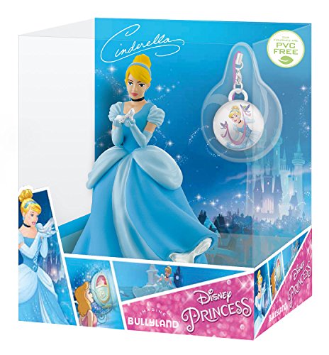 Bullyland 13419 - Spielfigur in Geschenkpackung, Walt Disney Cinderella mit Schmuckanhänger, ca. 10,5 cm von Bullyland