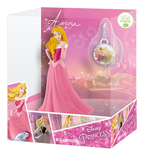 Bullyland 13421 - Spielfigur in Geschenkpackung, Walt Disney Dornröschen, Aurora mit Schmuckanhänger, ca. 10,5 cm von Bullyland