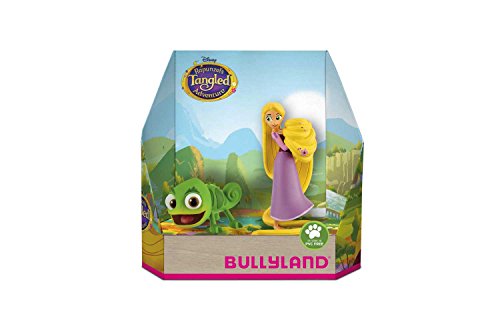 Bullyland 13461 - Spielfigurenset, Walt Disney Rapunzel - Rapunzel und Pascal, liebevoll handbemalte Figuren, PVC-frei, tolles Geschenk für Jungen und Mädchen zum fantasievollen Spielen von Bullyland