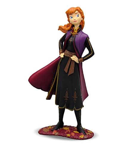 Bullyland 13512 - Spielfigur Prinzessin Anna aus Walt Disney Die Eiskönigin, ca. 10 cm, detailgetreu, ideal als kleines Geschenk für Kinder ab 3 Jahren von Bullyland