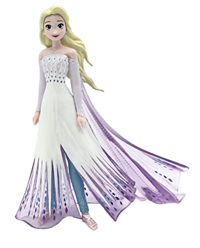 Bullyland 13517 - Spielfigur Elsa aus Walt Disney Frozen 2, ca. 9,5 cm, detailgetreu, ideal als kleines Geschenk für Kinder ab 3 Jahren von Bullyland