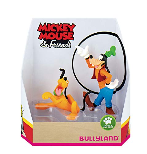 Bullyland 15085 - Spielfigurenset, Walt Disney Mickey Mouse Geschenkset-Pluto und Goofy, liebevoll handbemalte Figuren, PVC-frei, tolles Geschenk für Jungen und Mädchen zum fantasievollen Spielen Bullyland 15085 - Spielfigurenset, Walt Disney Mickey Mouse Geschenkset-Pluto und Goofy, liebevoll handbemalte Figuren, PVC-frei, tolles Geschenk für Jungen und Mädchen zum fantasievollen Spielen von Bullyland